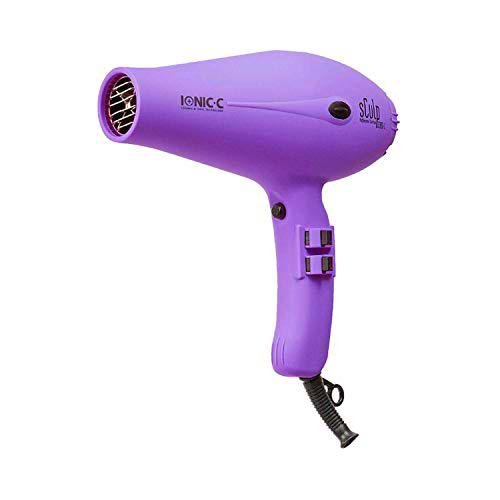 Secador Ionico De Pelo 1800w Profesional Violeta, 2 Velocidades 3 Ajustes De Calor