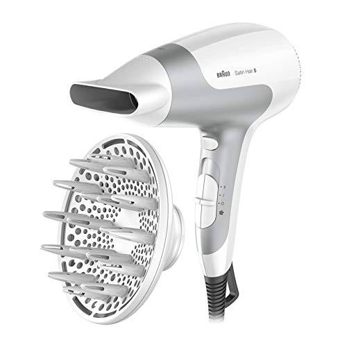 Braun Satin Hair 5 PowerPerfection HD585 - Secador de pelo potente y rápido con tecnología iónica