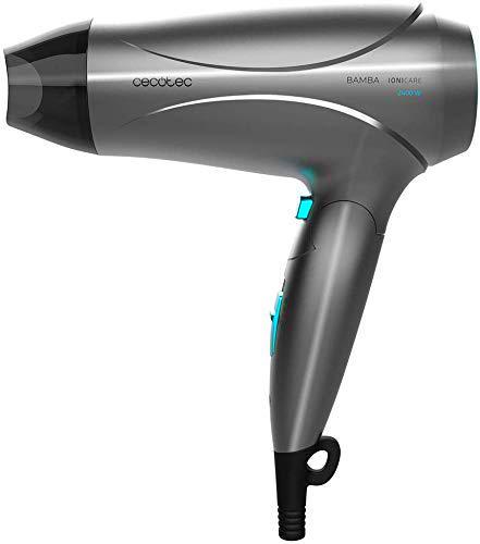 Cecotec Bamba IoniCare 5400 Power&amp;Go - Secador de Pelo de Viaje Básico (Motor Profesional 2400 W