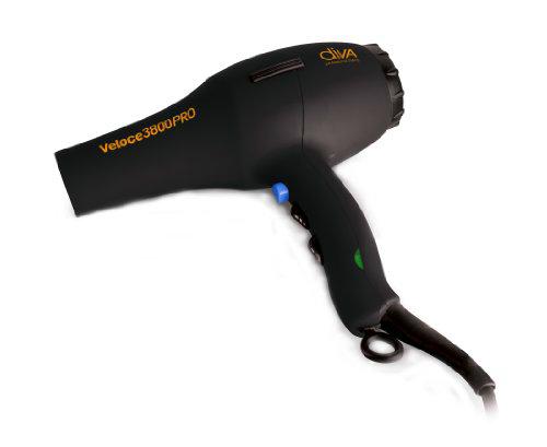 Diva Professional Styling Veloce 3800 Negro Goma secador de pelo