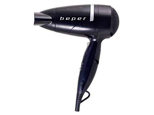 BEPER 40.978 Secador de pelo, Mango plegable,1600 W