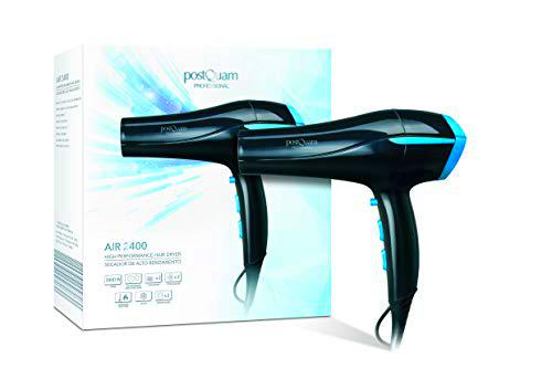 Postquam | Secador de Pelo Profesional Ultraligeros 2400W, Negro