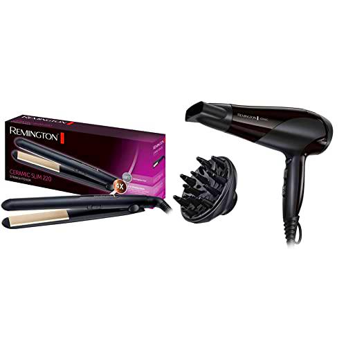 Remington Plancha de Pelo Ceramic Slim Cerámica Anti-estática