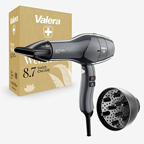 Valera Swiss Ioncare 8.7 Secador de Pelo Iónico Profesional para un Secado Silencioso y Rápido