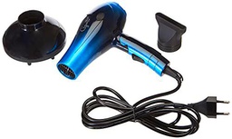 Secador de Pelo Profesional de Viaje Plegable Ligero con Difusor Coquette Blue (Azul) 1000W