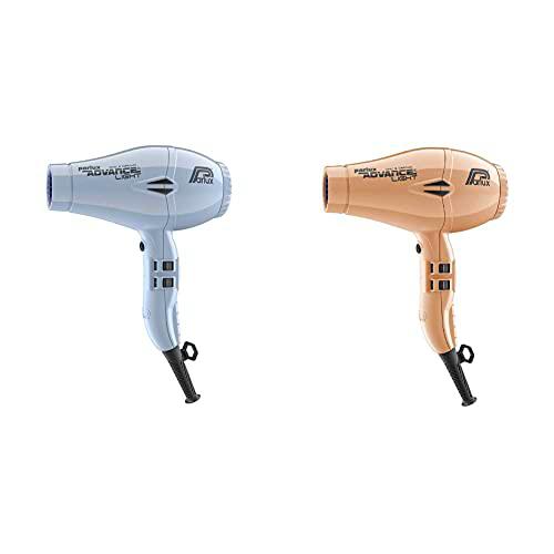 Parlux Advance Light - Secador de pelo ionico + Secador de pelo ionico, Dorado