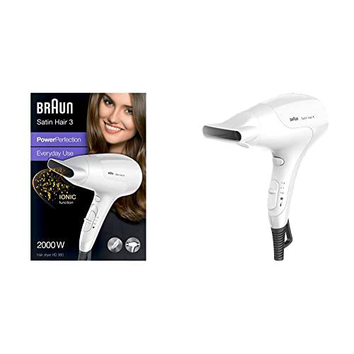 Braun HD380 - Secador de pelo, 3 niveles de temperatura