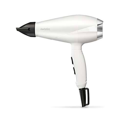 BaByliss 6704WE Secador de pelo, motor AC 2000W, 2 velocidades y temperaturas