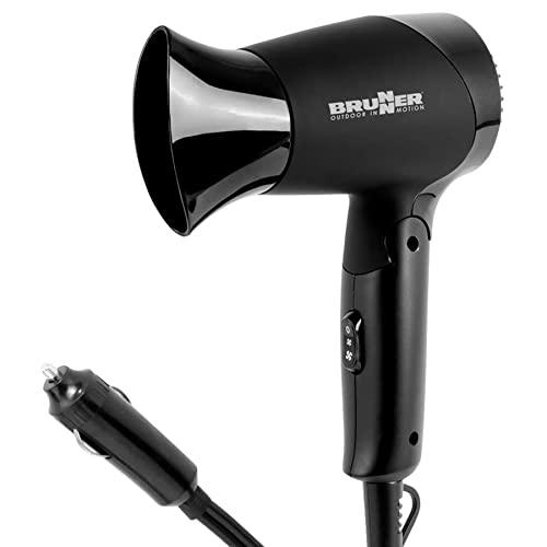 Brunner 7202818N Phon - Secador de Pelo de Viaje, 12 V