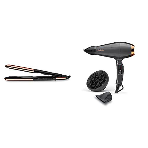 BaByliss ST482E Planchas Salon Brilliance 2 en 1 Alisa y Ondula