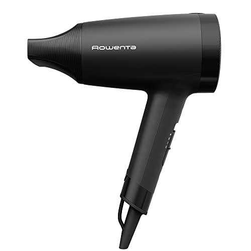 Rowenta CV1801 Express Style Secador de pelo | 1900 Effiwatt | 2 ajustes | Potente | Botón de aire frío | Cable de alimentación de 1,8 m | Diseño compacto y ultraligero | Negro