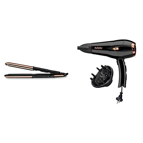 BaByliss ST481E Pure Metal Plancha de pelo profesional 2 en 1