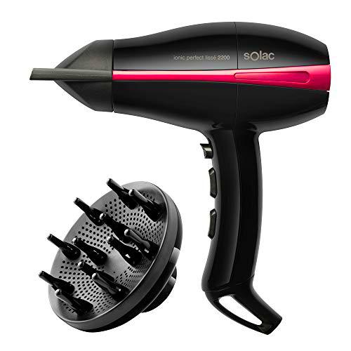 Solac, Ionic Perfect Lissé 2200 SP7080- Secador de pelo profesional