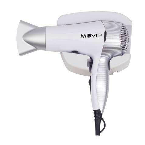 Muvip Secador de Pelo 2200W - Motor DC - Base para Colgar en Pared