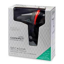 EUROSTIL IONICO TURMALINA SECADOR 1800W NEGRO 1UN