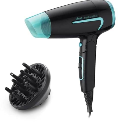 Ufesa Trip &amp; Dry Secador de Pelo Compacto, Plegable