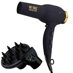 Secador iónico turbo Hot Tools Signature Series 1875W (tecnología iónica; 3 ajustes de calor/2 velocidades; ligero; resultados profesionales) HTDR5577E