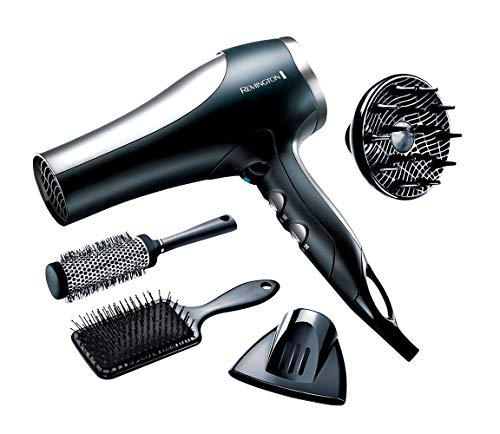 Remington D5017 - Set Secador de Pelo, 2 Cepillos, Estuche