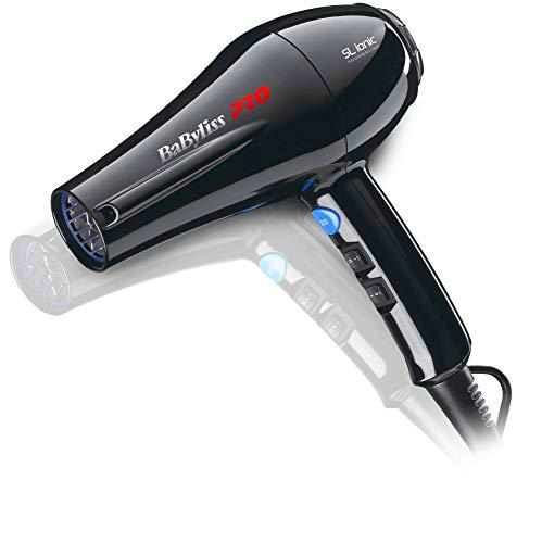 BaByliss PRO SL IONIC Super Light BAB5586GE- Secador de pelo, Negro