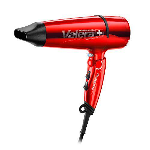 Valera Swiss Light 5400 Fold Away Ionic Red - Secador de pelo profesional, 2000 W