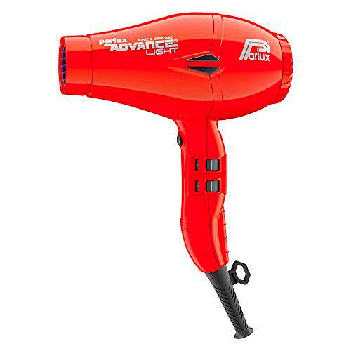 Parlux Advance Light - Secador de pelo ionico, Rojo