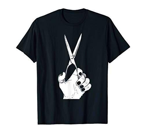 Hair-Dresser Hand Scissor Beautician Cool Hair Stylist Gifts Camiseta