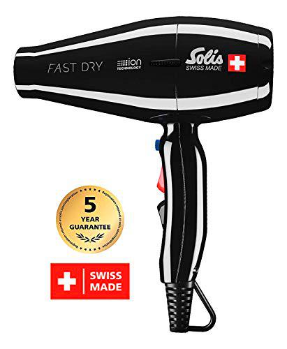 Solis Fast Dry 381 - Secador de pelo - 3 niveles de temperatura y aire