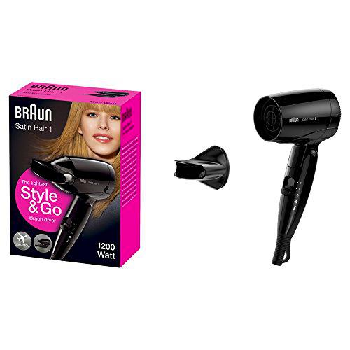 Braun Satin Hair 1 HD130 Style&amp;Go - Secador de pelo viaje