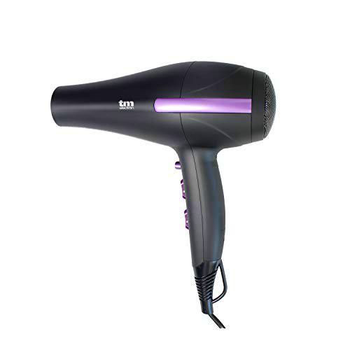 TM Electron TMHD120 - Secador de pelo profesional, 3 posiciones de calor y 2 velocidades, 2200W