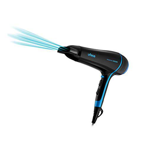 Ufesa SC8350 Secador de Pelo Profesional de 2400W, con 2 velocidades y 3 temperaturas