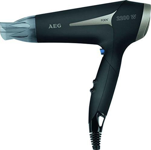 AEG HT 5684 Ion de secador de pelo 2200 vatios, Negro