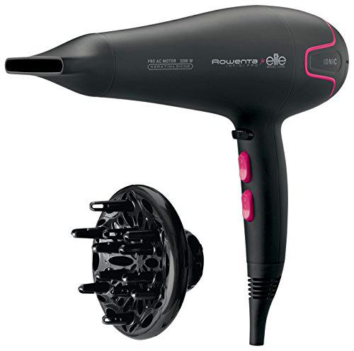 Rowenta Infini Pro Elite CV8732 Negro 2200 W - Secador de pelo (Keratin &amp; Shine